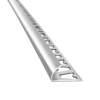 Guardacanto Arco En Aluminio Atrim 12Mm X 2,5M Cromo Deluxe A1