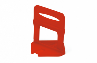 Espaciador Autonivelante Clip Grande Atrim 3,0Mm Rojo Paqx100Pcs 