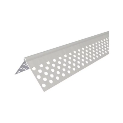 Perfil PVC Angulo Esquinero Protector Perforado 90X3,05