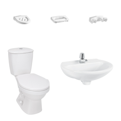 Combo Sanitario Laguna Sin Pedestal Blanco 324011001