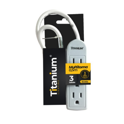 Multitoma 3 Salidas 50 Cms Eca54 Titanium