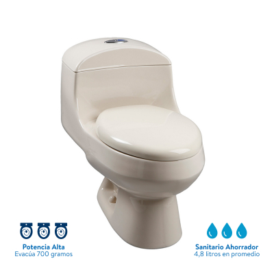 Sanitario Montecarlo single Bone Corona Redondo