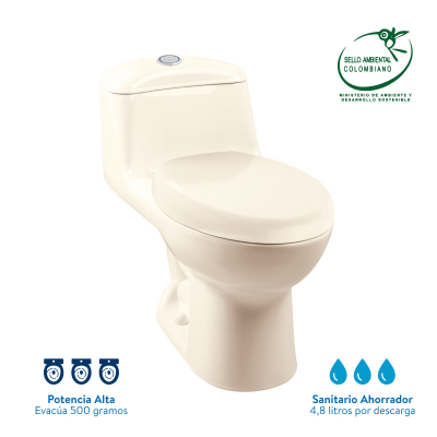 Sanitario Smart Single Alongado Bone