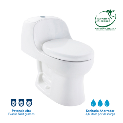 Sanitario Montecarlo Advance Corona Redondo Blanco