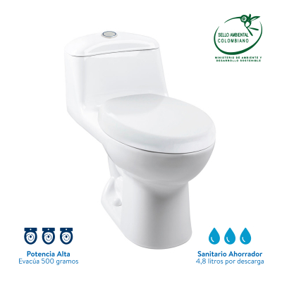 Sanitario Smart Single Alongado Corona Blanco