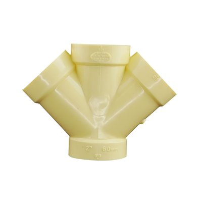 Yee Sanitaria Doble 4 X 4 X 4 Pavco