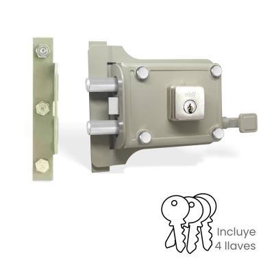 Cerradura Puerta Principal Yale Sobreponer Izquierda 3004-987 70