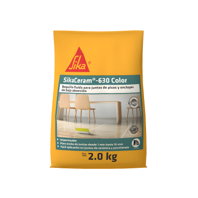 Sikaceram 630 Café Oscuro Boquilla Impermeable Y Antihongos 2Kg