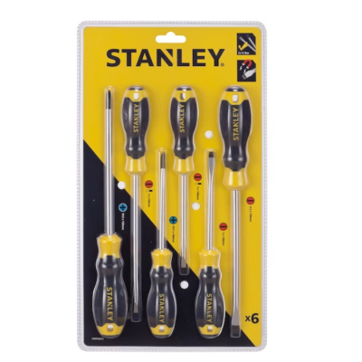 Juego 6 Destornilladores  Basicos Stanley Stmt66672-840