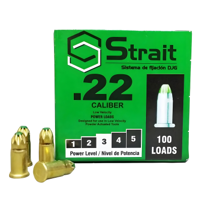 Fulminantes / Carga Verde Nivel 3 Calibre 22 Caja X 100 Unds