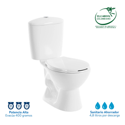 Sanitario Manantial Pro Blanco