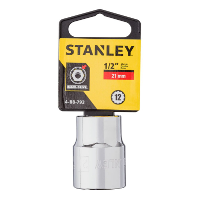 Dado Std Metrico 12Pt Mando 1/2Pul-21Mm Stanley 4-88-793