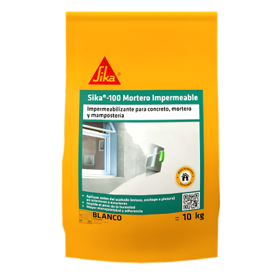 Sika 100 Mortero  Impermeable Plus Blanco.X 10 Kilos