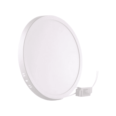 Panel Led Sobreponer Redondo 24W Mercury Ipl24 Luz Blanca 