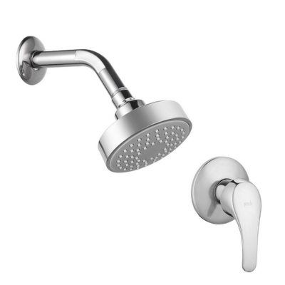 Conjunto Ducha Monocontrol Redonda Aspen Cromo Stretto 20Ae5703401