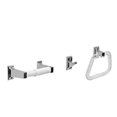 Accesorios De Baño 3Pz Stretto 21Lz6000002 Ecofriendly Cromo