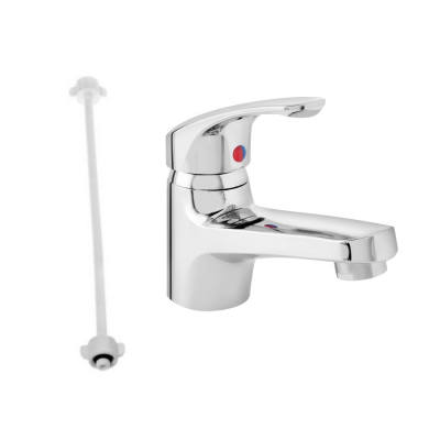 Conjunto Llave Lavamanos Monocontrol Bajo Atlanta Stretto +Desague