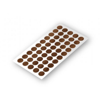 Tapatornillo Adhesivo Pvc Hoja X 55 Und Nogal Amazonico