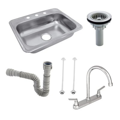 COMBO LAVAPLATOS 53X43+LLAVE+2 ACOPLES+SIFON+CANASTILLA