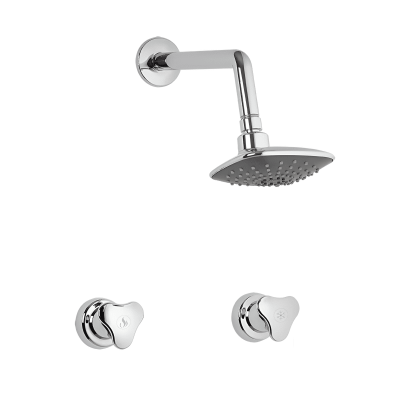 Corona Mezclador Ducha 8 Con Regadera Triceta Aluvia Av4020001