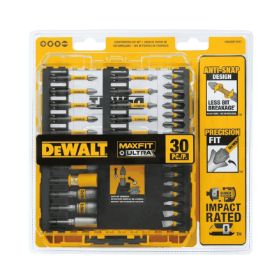 Set de 30 piezas de puntas para atornillar MAXFIT® DWAUMF30SET Dewalt
