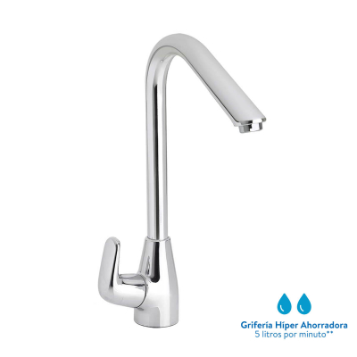 Corona Llave Lavaplatos Sencillo Palanca Aluvia Av5030001