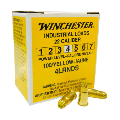 Carga Fulminante Nivel 4 Winchester Calibre 22 4Lrnds X100 Unds