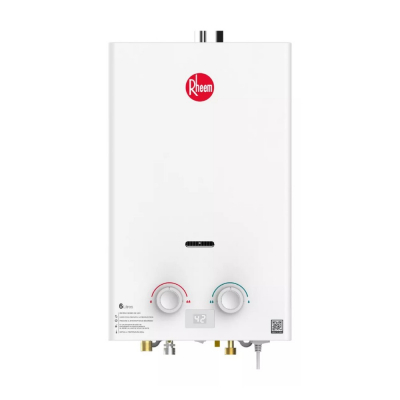 Calentador De Agua 6Lt Gas Natural Tiro Forzado Rheem 600074667
