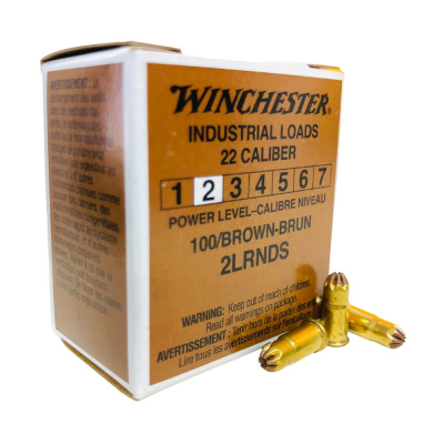Carga Fulminante Nivel 2 Winchester X 100 Unds Cafe Tiro Cal 22