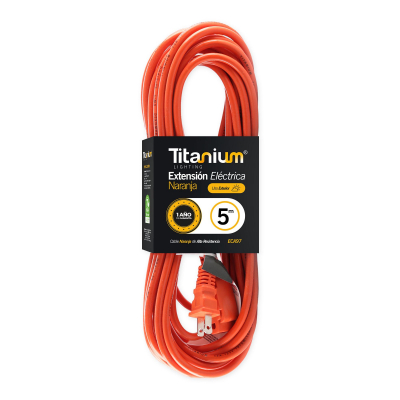 Titanium Extension Elect. Ext. Naranja 5 Mts Eca97