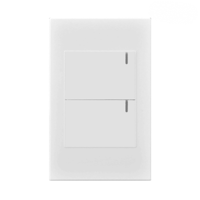 Project Interruptor Doble Incr. Conmut. Blanco Eti35