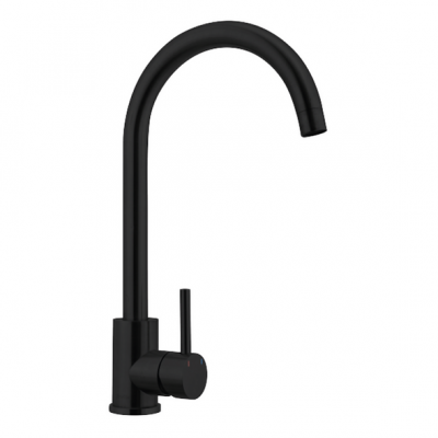 Llave Lavaplatos Monocontrol Stretto Fiorenzo Negro Mate