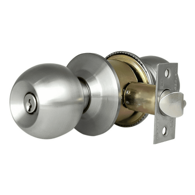 Cerradura de Pomo Cilindrico Metalico - Funcion Cilindrico - Kl501A