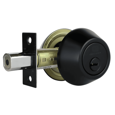 Cerrojo Auxiliar Sobreponer - Función Llave - Llave - Kl 106 - Tono Negro