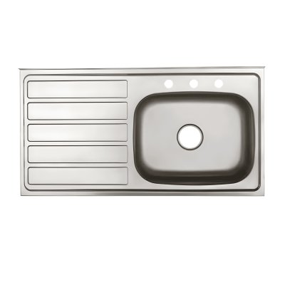 Lavaplatos Meson Radiante Basic 100X52 Mezclador Poceta Derecha Socoda 239284