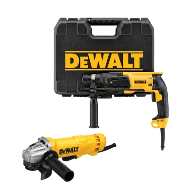 Combo Rotomartillo SDS Plus De Una Pulgada D25133K Más Minipulidora 4 1/2 Pulgadas Dewalt DWE4212