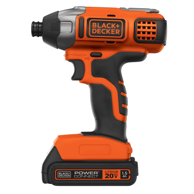 Atornillador Inalambrico Impacto 1/4 20V + 1 Bateria Black&Decker  Bdci20C