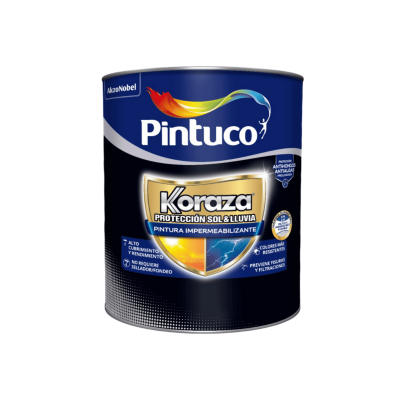 Koraza Pintura Impermeabilizante Blanco 4032 Galon Pintuco.