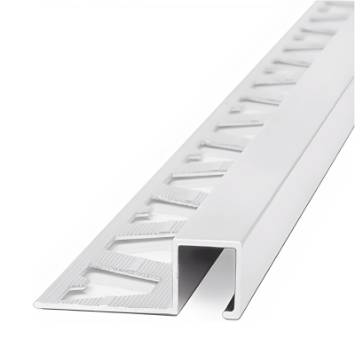 Perfil Pared Aluminio Guard. Quadra 12X10Mm X 2,5M Cromo Bri A1 Atrim 3461