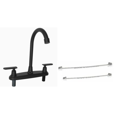 Llave Lavaplatos 8 Livenza Palanca Negro Mate 20LV4509001A