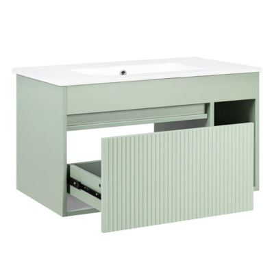 Mueble Lavamanos Marsella Sage Green Texturado 60x46 Stretto 23MS2700420