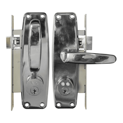 Cerradura De Embutir L370 Clásica Cromo Brillante Yale 4004