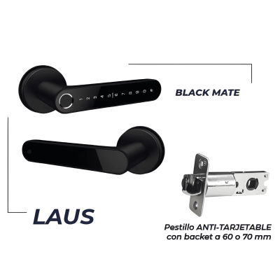 Cerradura  Electronica Laus Huella Clave Tarjeta App