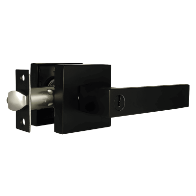Cerradura Manija Black Tubular Alcoba Kl 121 A