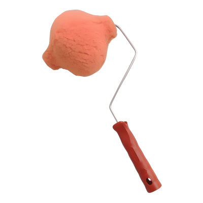 Rodillo Ovalado Para Tejas 9 Caribe 700401