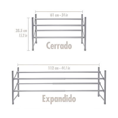 Zapatero Expandible 2 Niveles Blanco F182620