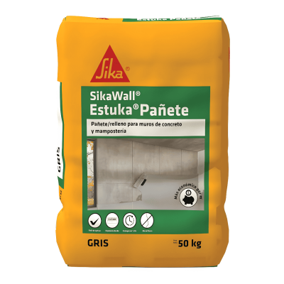 Estuka Pañete Sika Pañete Para Muros 50Kg