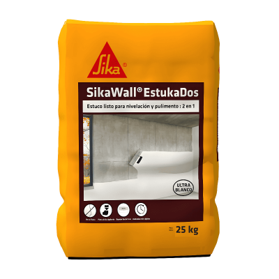 Sikawall Estukados Estuco Para Interiores 25Kg