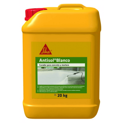 Sika Antisol Blanco Membrana De Curado De Concreto Y Mortero 20Kg