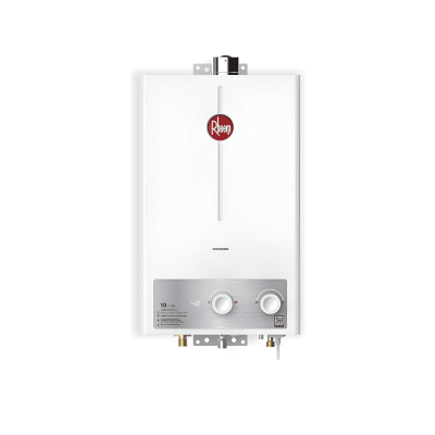 Calentador De Agua 10Lt Glp Tiro Forzado Rheem 600074723+Kit Calentador